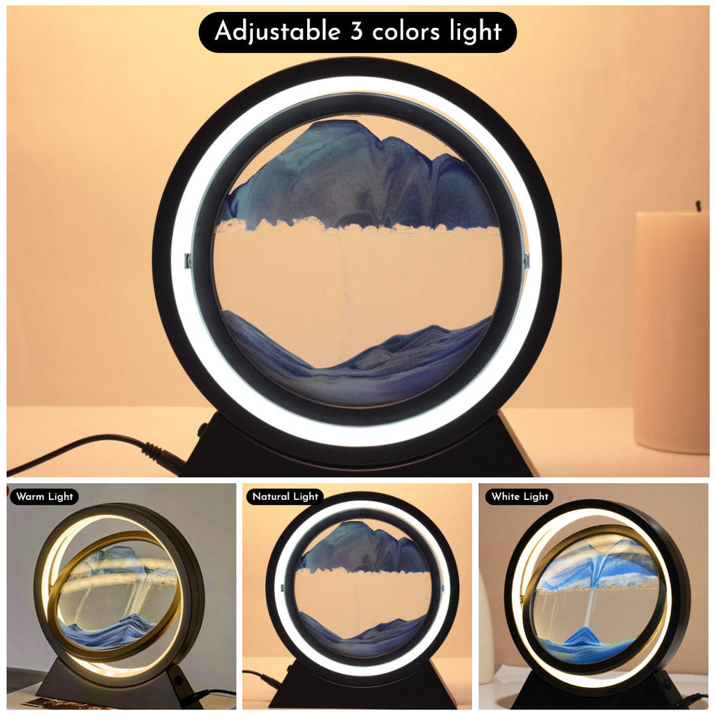 Rishitakart SandGlow Lamp