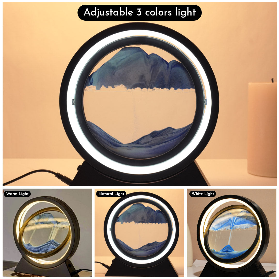 Rishitakart SandGlow Lamp