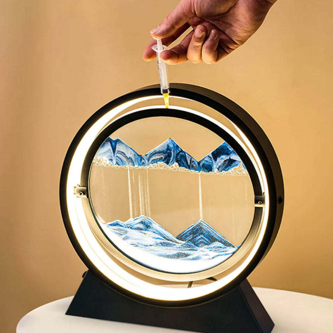 Rishitakart SandGlow Lamp