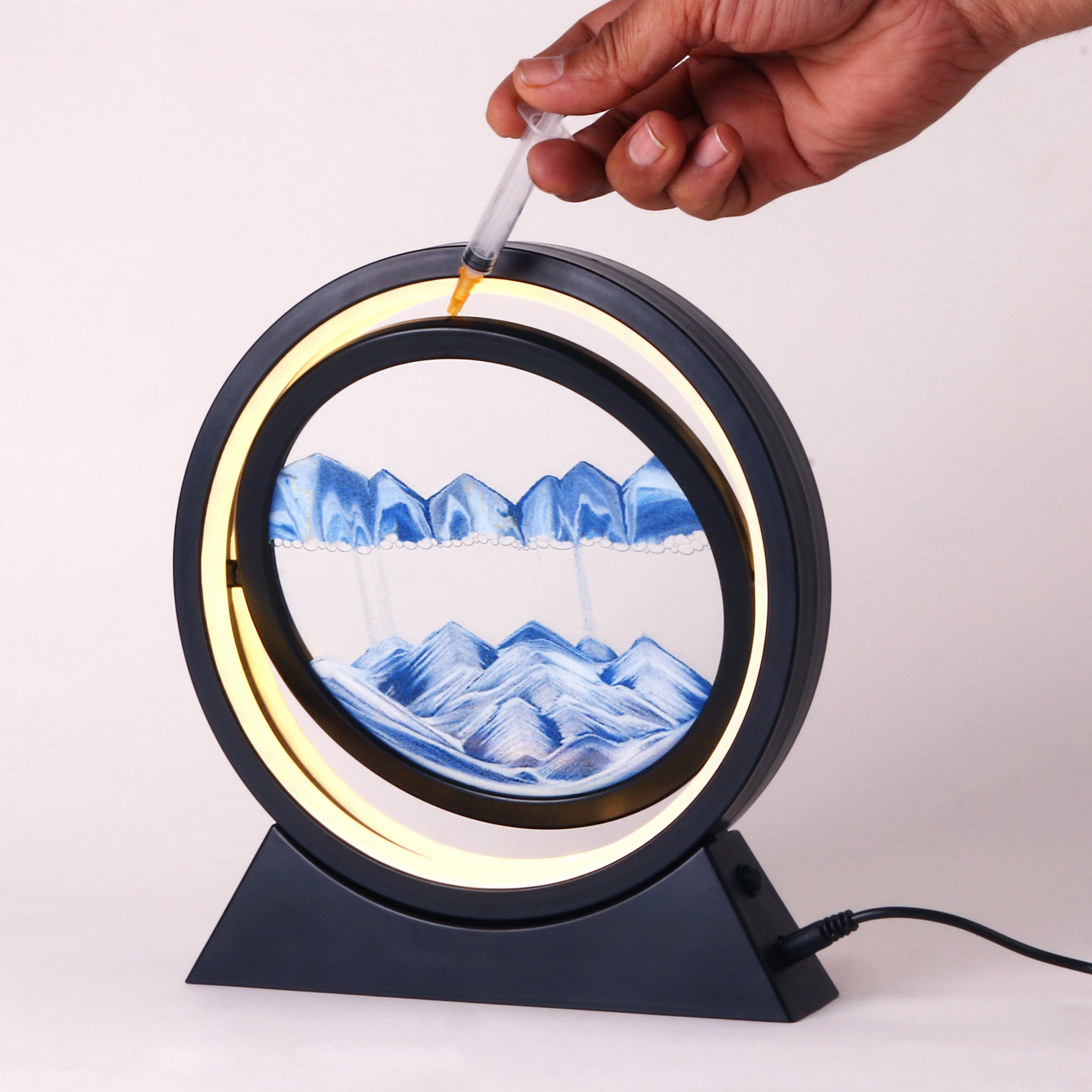 Rishitakart SandGlow Lamp