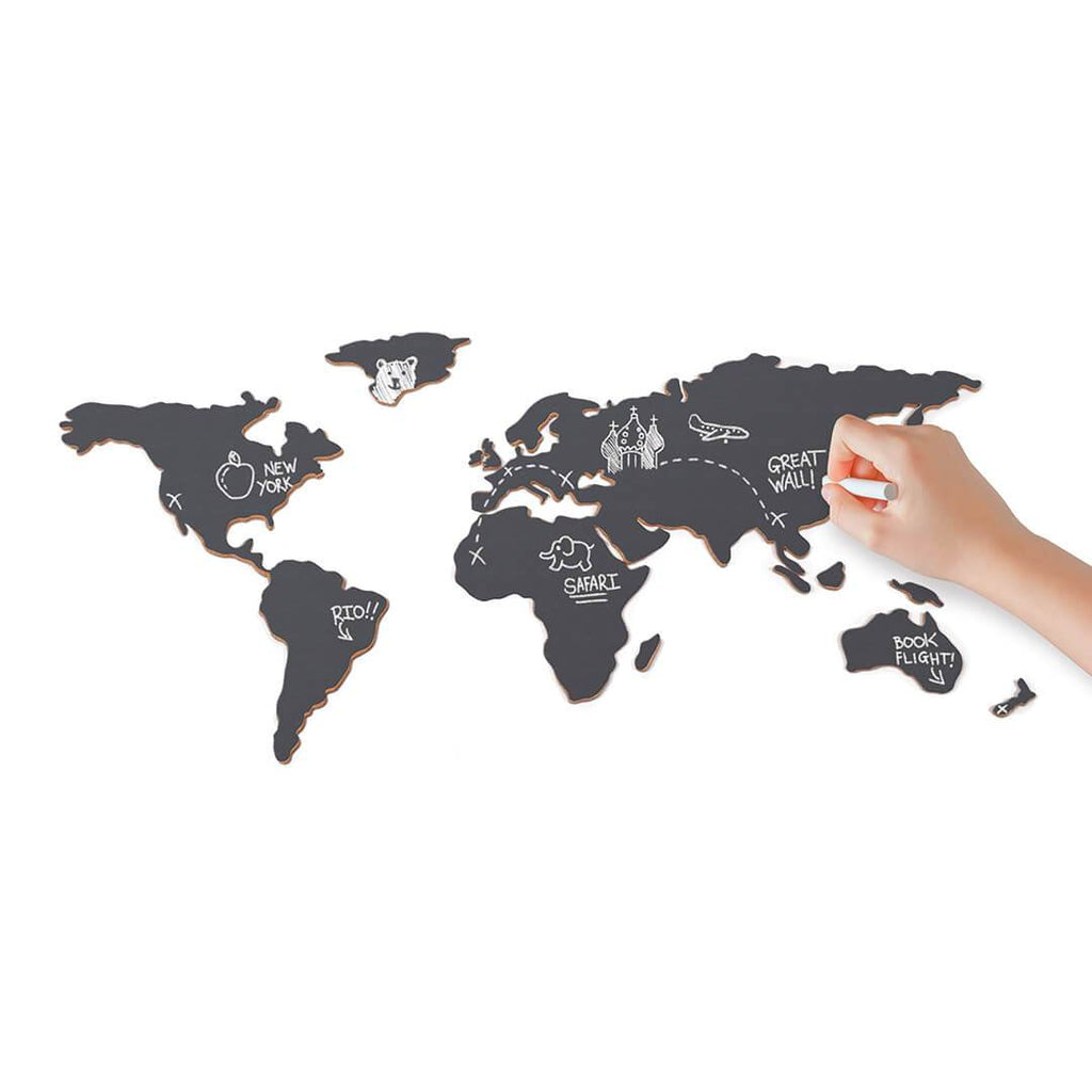 Chalkboard Map DIY